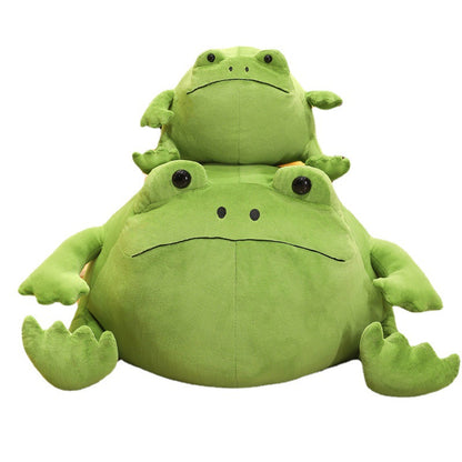 Household Fashion Frog Plush Doll Cartoon — back view