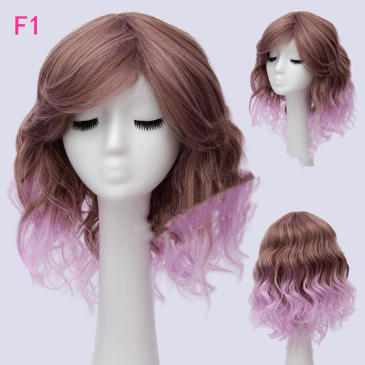Color Short Curly Corn Perm Cosplay Wig | Magic Stories