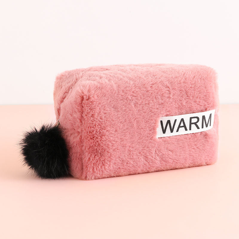 Plush Cosmetic Bag Korean Style Fashion | Magic Stories
