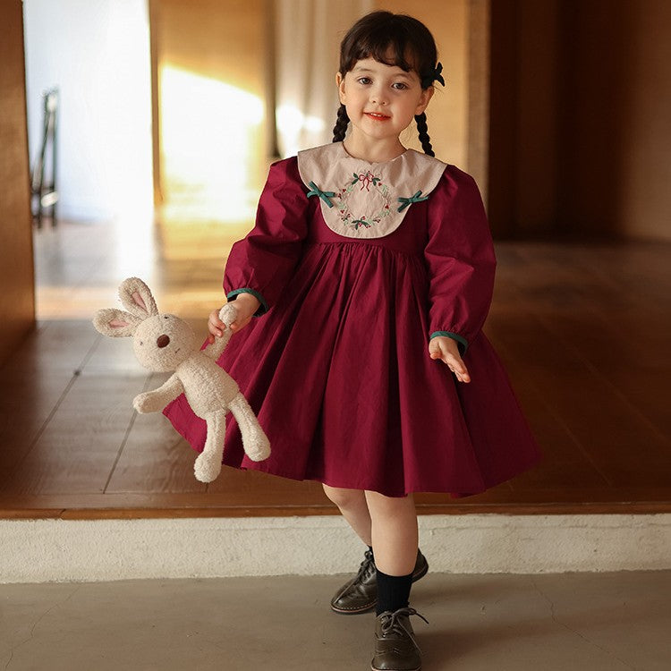 Girls' Lolita Tulle Tutu Dress — side view