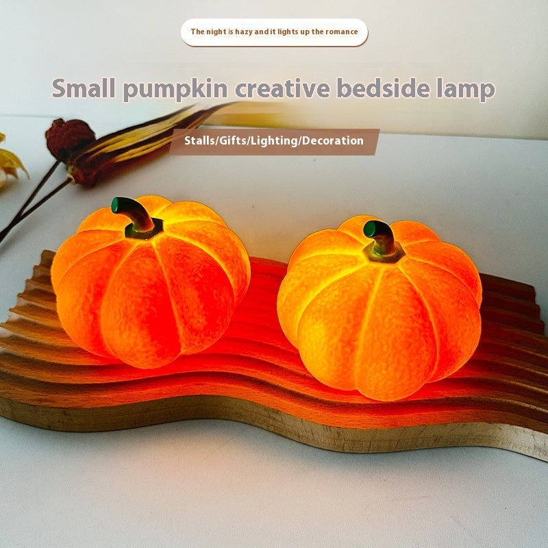 Pumpkin Halloween Decorative Night Light — side view