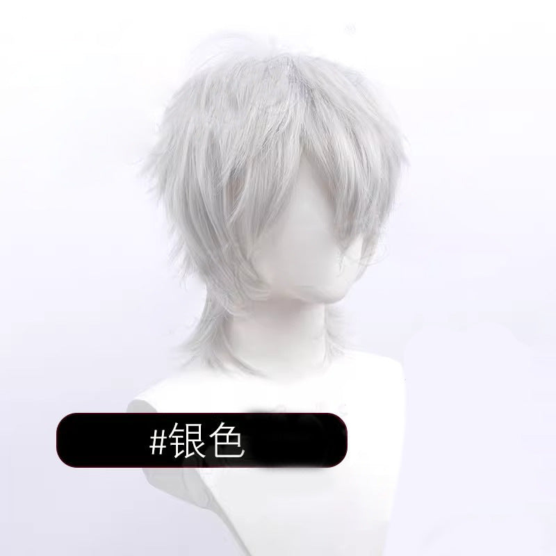 Universal Cosplay Wig Hair Tail Lengthened Anti-curling — in use