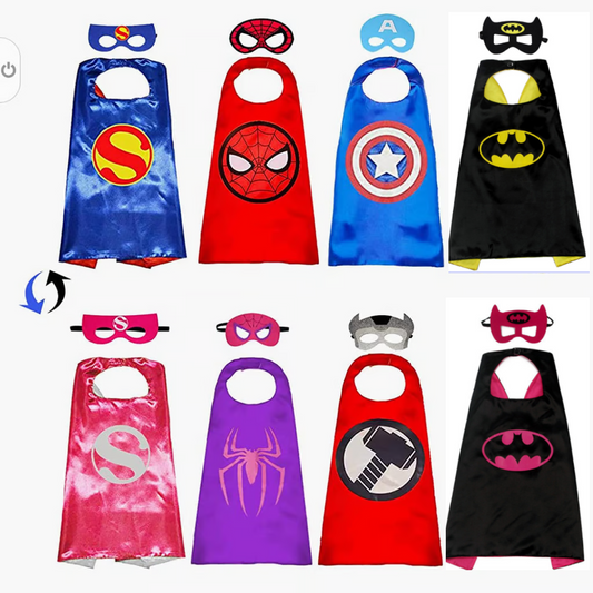 (Double Side-Superheros 4-piece Set ) | Magic Stories