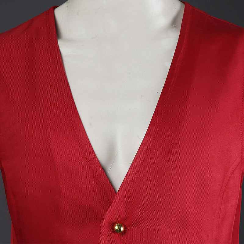 One Piece Monkey D. Luffy Vest Fullset Cosplay Costume — in use