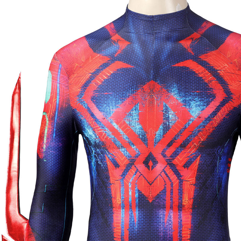 Spider-Man: Across The Spider-Verse Spider-Man 2099 Miguel O'Hara Jumpsuit Cosplay Costumes — packaging