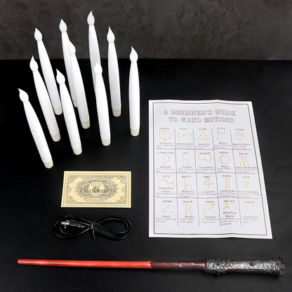 LED Candles with Magic Wand | Remote Flickering