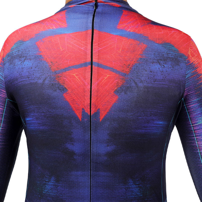 Spider-Man 2099 Miguel O'Hara Kids Cosplay Costume — scale reference