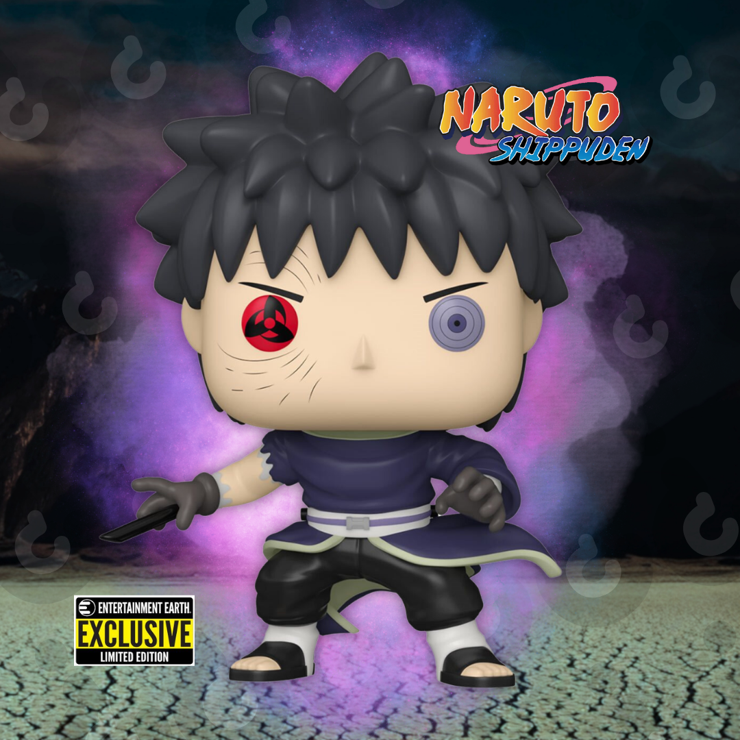 Obito Uchiha Unmasked Funko Pop - Entertainment Earth Exclusive