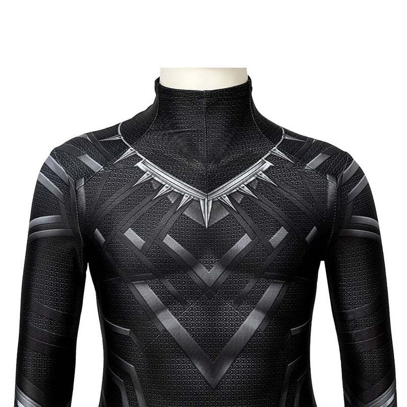 Black Panther Children Jumpsuit Cosplay Costume — scale reference