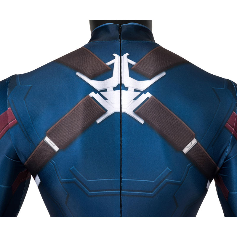 Avengers Endgame Captain America Jumpsuit Cosplay Costume — packaging