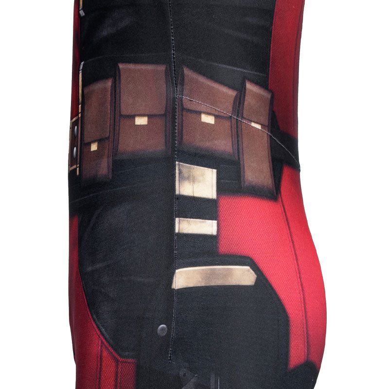 Deadpool 3 Wade Wilson Kids Jumpsuit Cosplay Costume — scale reference