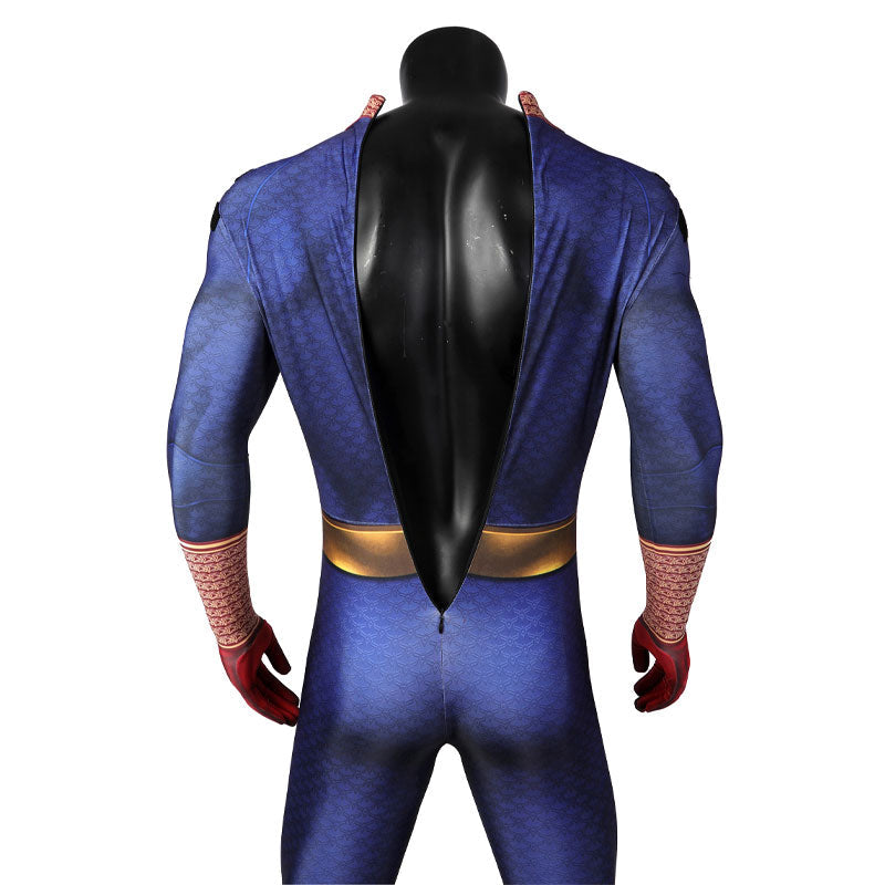 The Boys Homelander Fullset Jumpsuit Cosplay Costume — scale reference