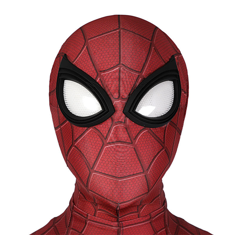 Spider-Man 3 No Way Home Peter Parker Jumpsuit Cosplay Costumes with Headgear — packaging