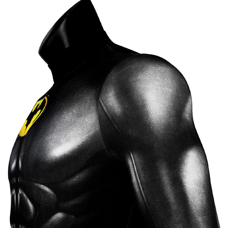The Flash 2023 Batman Black Jumpsuit Cosplay Costume — scale reference