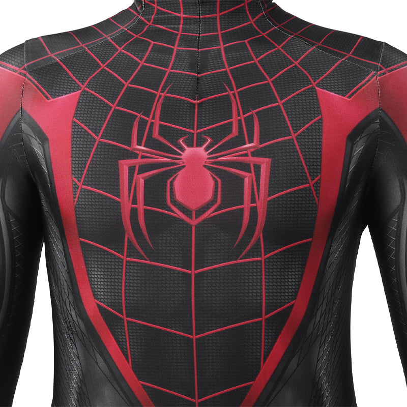 Spiderman PS5 2 Miles Morales Kids Jumpsuit Cosplay Costumes - Magic Stories