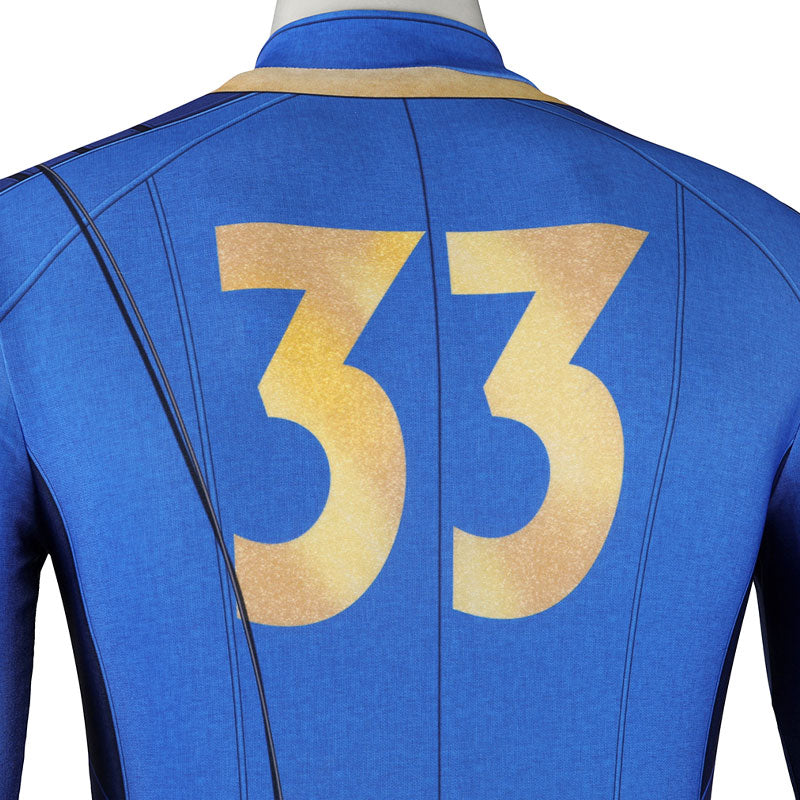 Fallout TV Season 1 Norm 33 Jumpsuit Cosplay Costumes — packaging