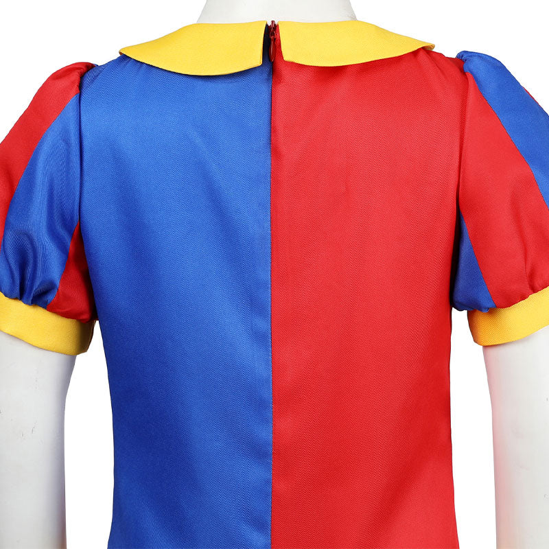 The Amazing Digital Circus Pomni Kids Cosplay Costume — scale reference