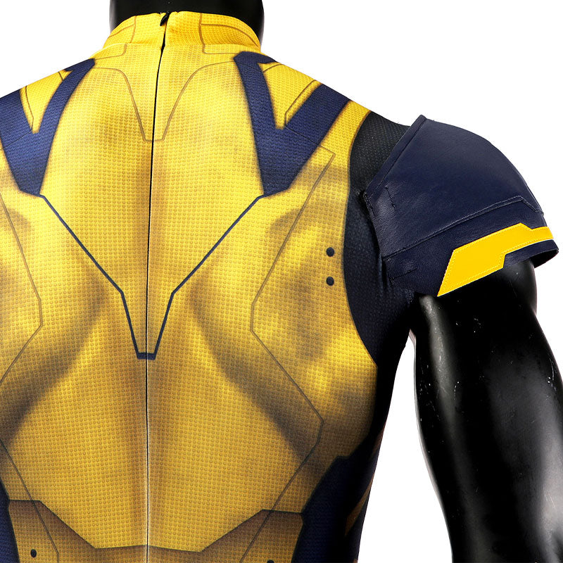 Deadpool & Wolverine Sleeveless Jumpsuit Cosplay Costume — scale reference