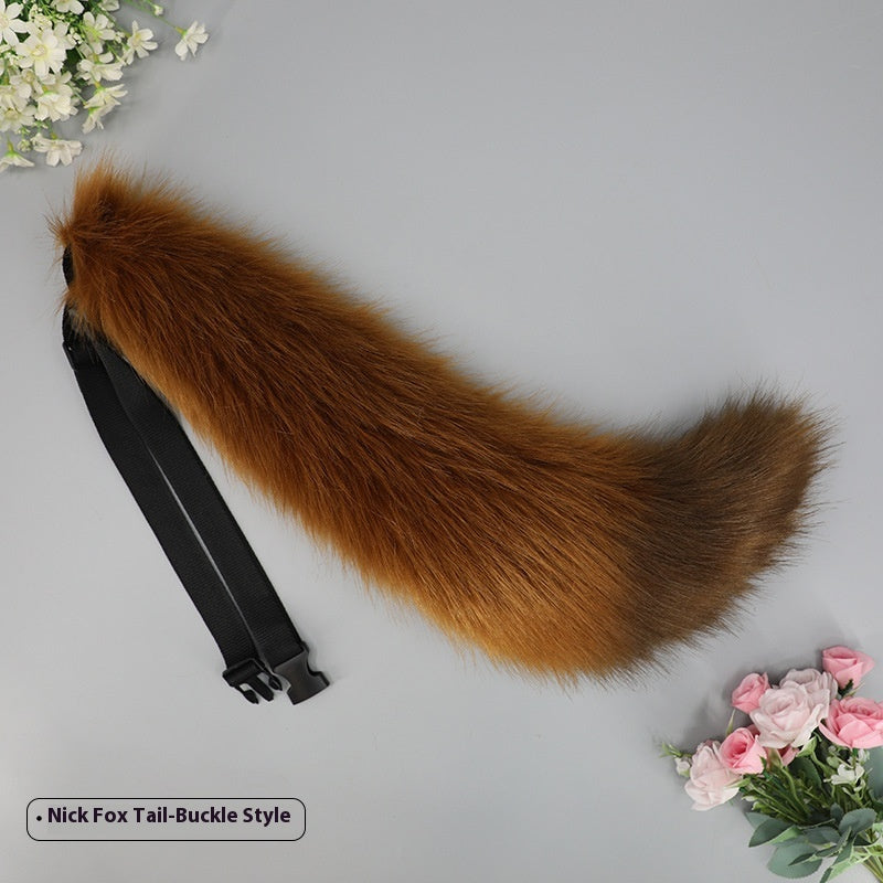Simulation Animal Ears Hair Accessories Plush Headband — back view