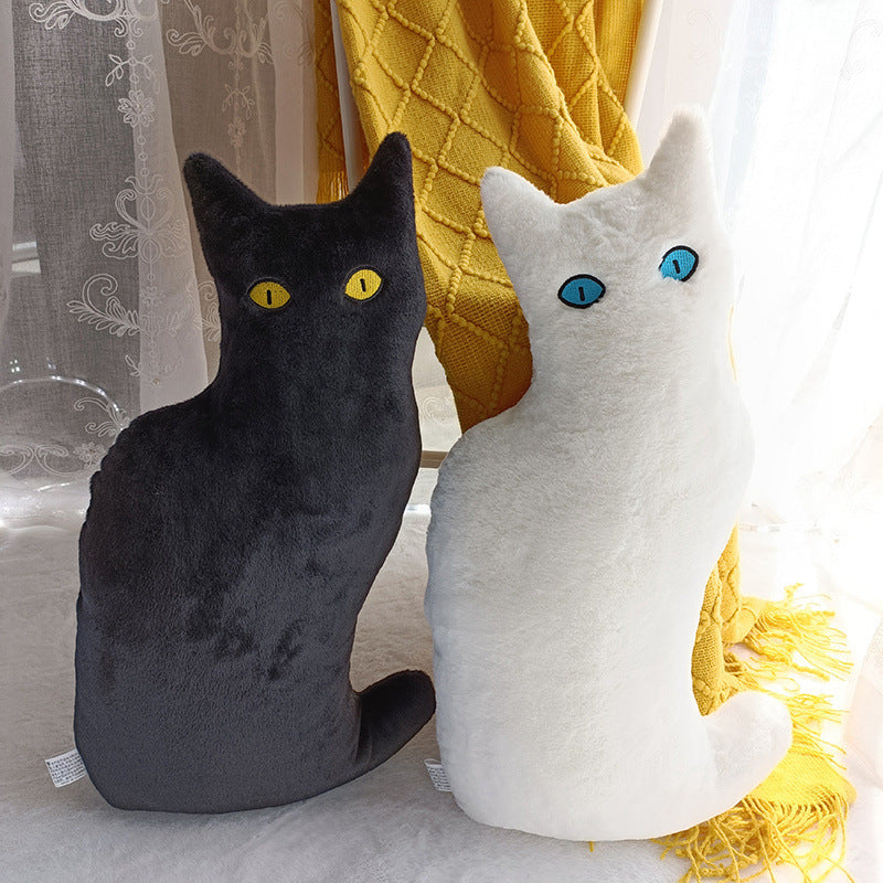 Cartoon Black Cat Pillow Plush Toy | Magic Stories