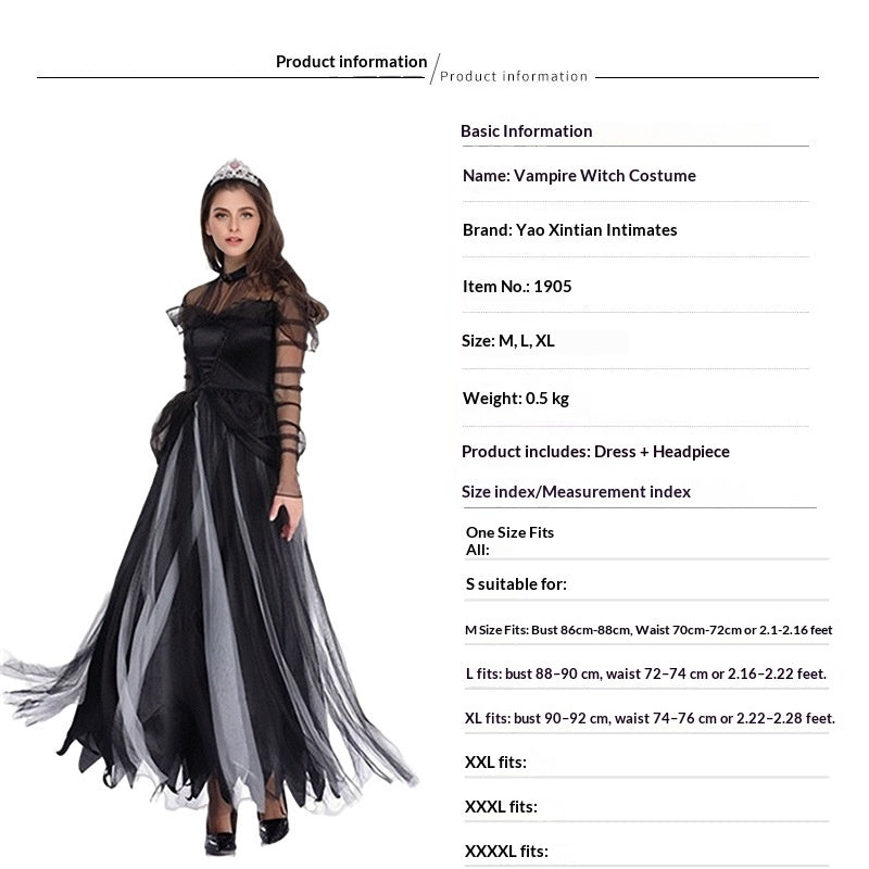 Ghost BrideGhostly Bride Theatrical Costume | Magic Stories