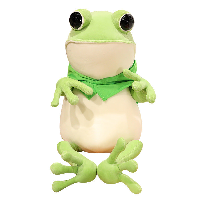 Creative Cloak Frog Doll Pillow Plush Toy