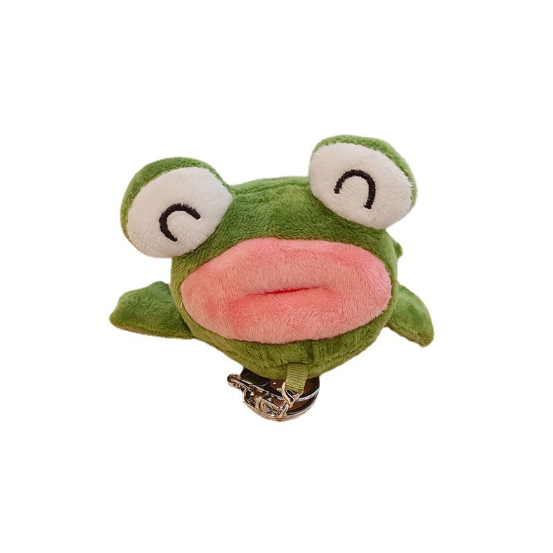 Plush Doll Sausage Lip Frog Toy Pendant
