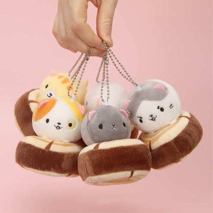 Cartoon Girlish Cat Plush Toy Plush Doll Keychain Pendant