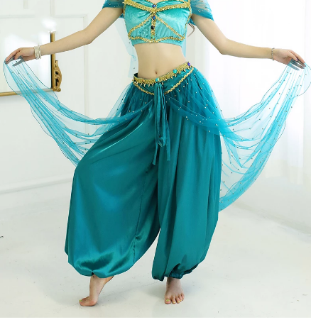 Cosplay Costume Female Belly Dance Performance Costume — back view