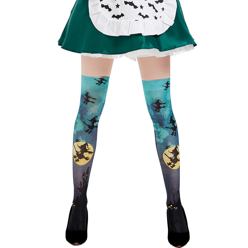 Halloween Cosplay Costume Accessories Stockings — scale reference