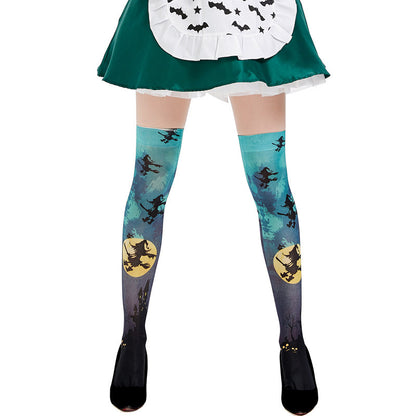 Halloween Cosplay Costume Accessories Stockings — scale reference