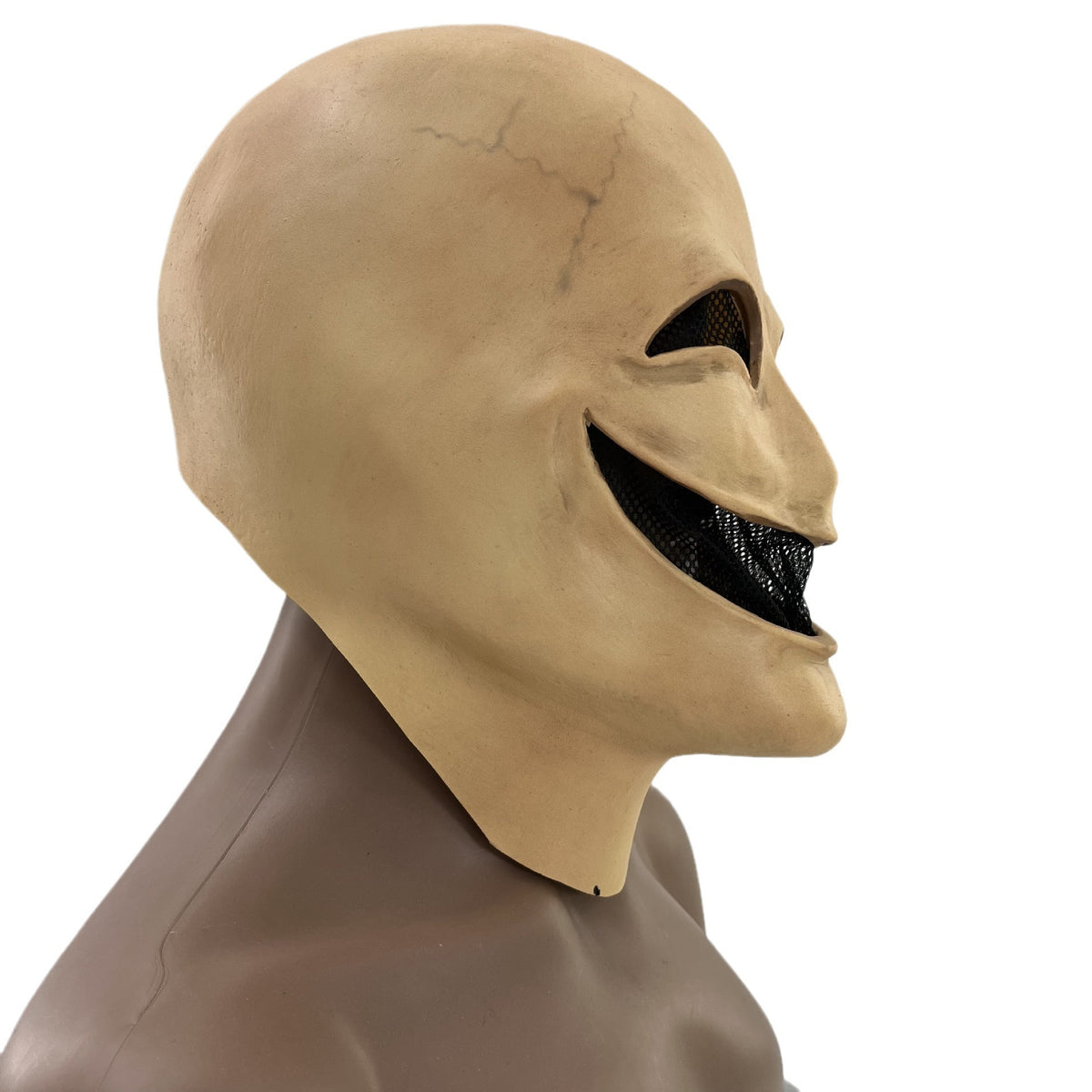 Latex Mask - Halloween Role Play — back view