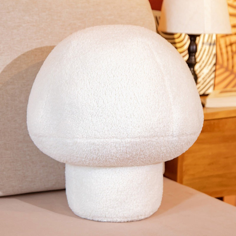 Mushroom Pillow Soft Plush Cute Net Red Sofa Cushion Bedroom Home — side view