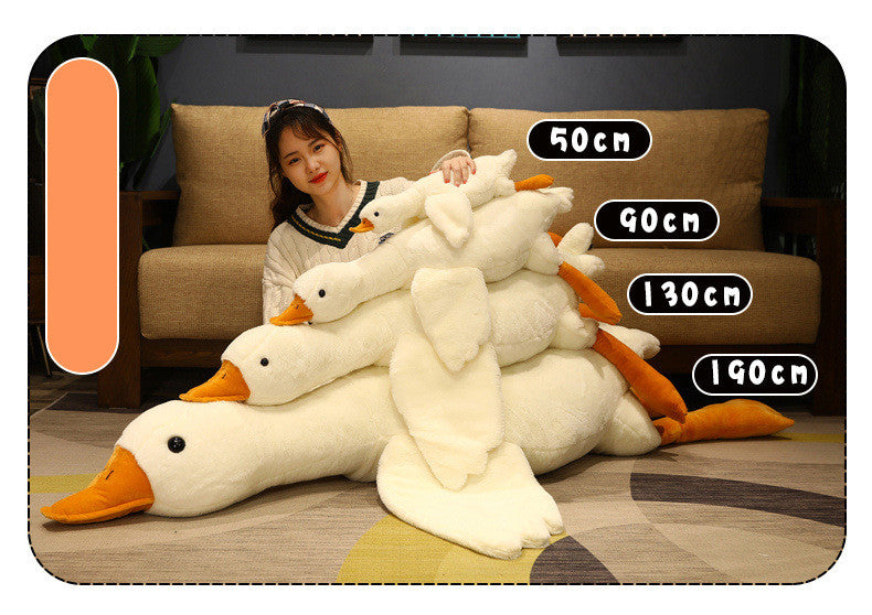 Big White Goose Doll Pillow Children's Plush | Magic Stories