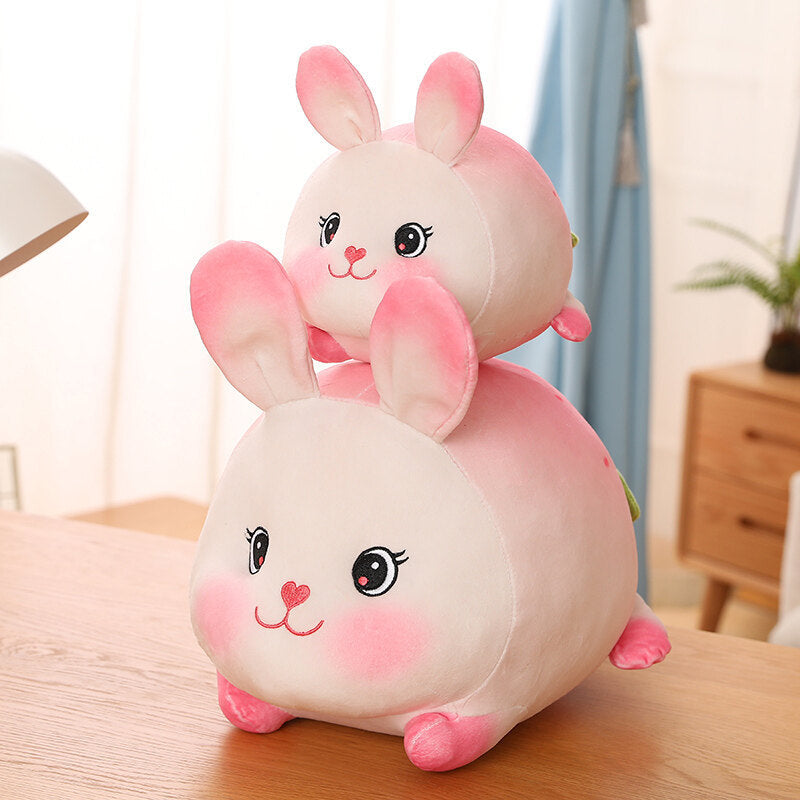 Household Lovely Strawberry Rabbit Plush Toy | Magic Stories