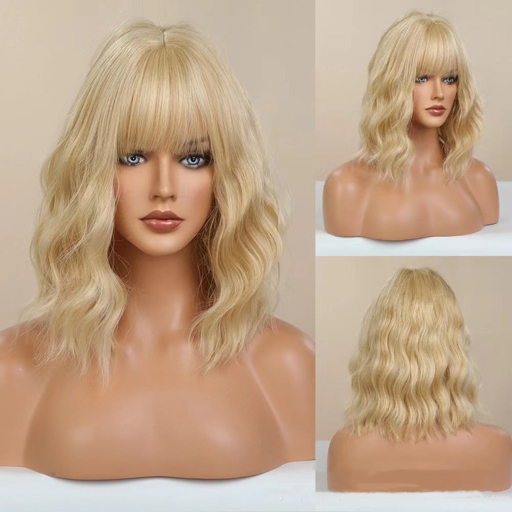 Cosplay Wig Female Short Curly Hair Chemical Fiber Wig — packaging