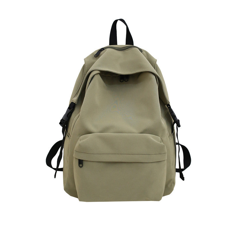 Schoolbag Korean Harajuku Ulzzang Large Capacity High School Backpack Female College Student Simple Backpack — side view