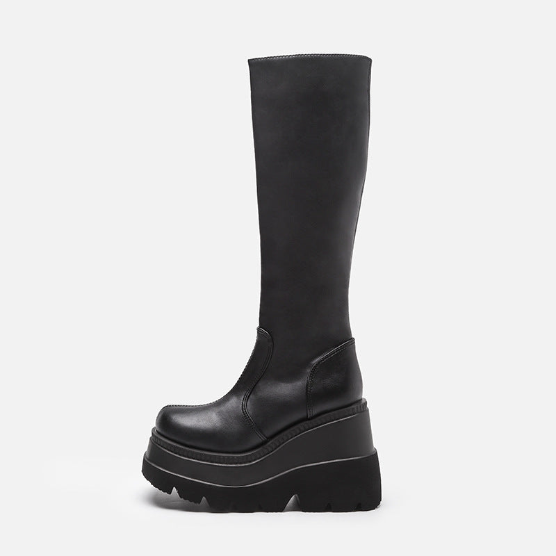 Gothic Platform Boots Biker Boots | Magic Stories