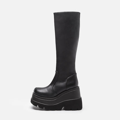 Gothic Platform Boots Biker Boots | Magic Stories