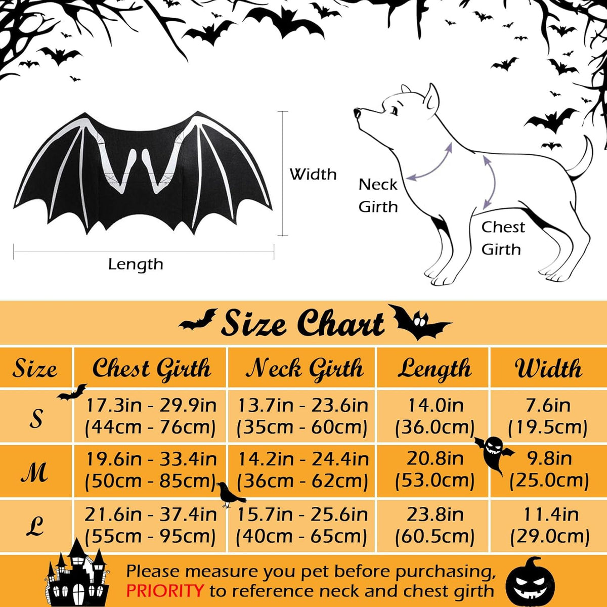 Dog Halloween Costumes Dog Bat Costume Cool Luminous Skeleton Bone Bat Wings Pets Cosplay Costumes Dress Up Apparel — detail