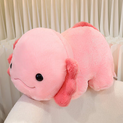 Hexagon Giant Salamander Dinosaur Giant Salamander Cute Plush Doll — scale reference