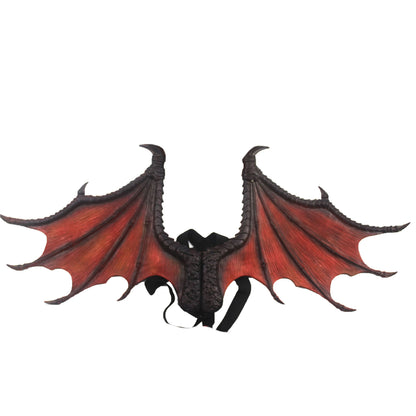 Halloween Mardigras Carnival Kid Child Costume Demon Cosplay Dragon Suit Cross Border — in use