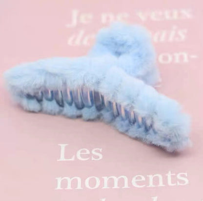 Plush Catch Shark Clip Hair Clip Headdress — side view