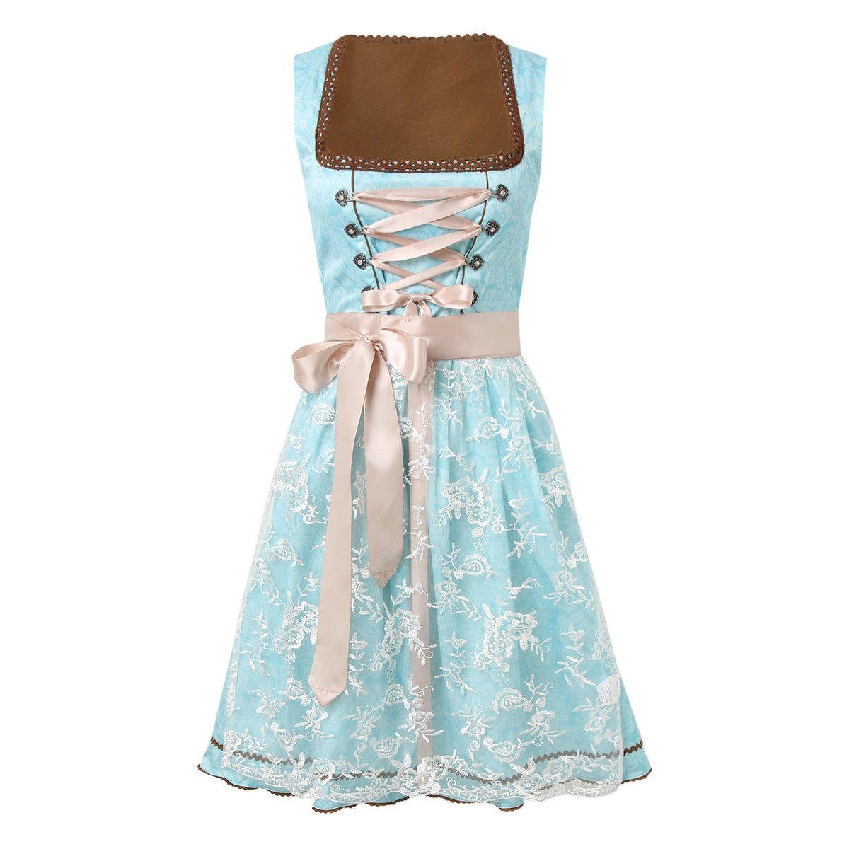 German Oktoberfest Costume Printed Lace Up | Magic Stories