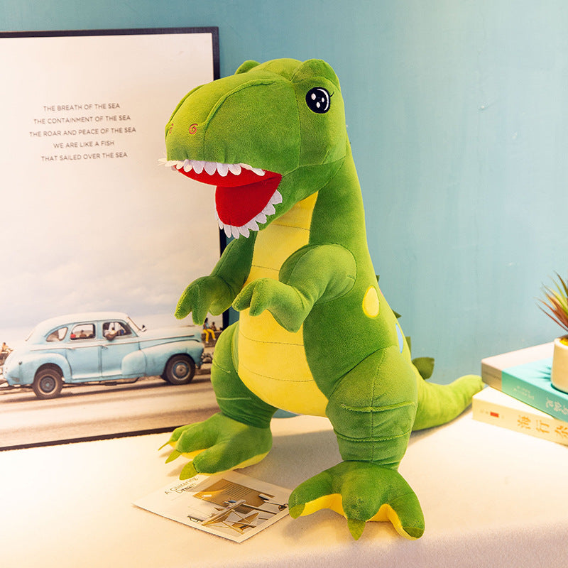 Plush Toy Dinosaur Doll Cartoon — back view