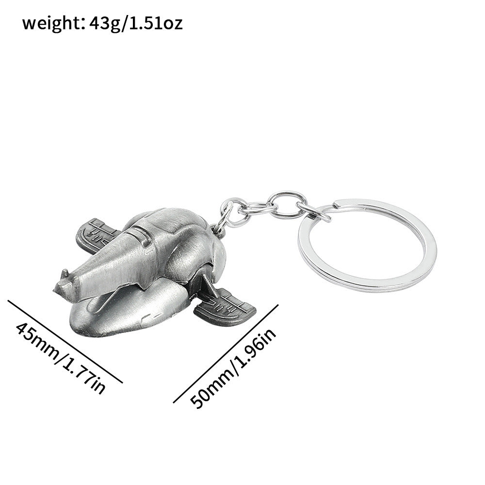 Star Wars Spacecraft Keyring Bottle Opener — scale reference