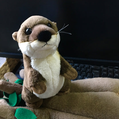 Mascot otter plush toy — packaging
