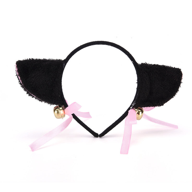 Plush cat ears headband Bells anime show | Magic Stories