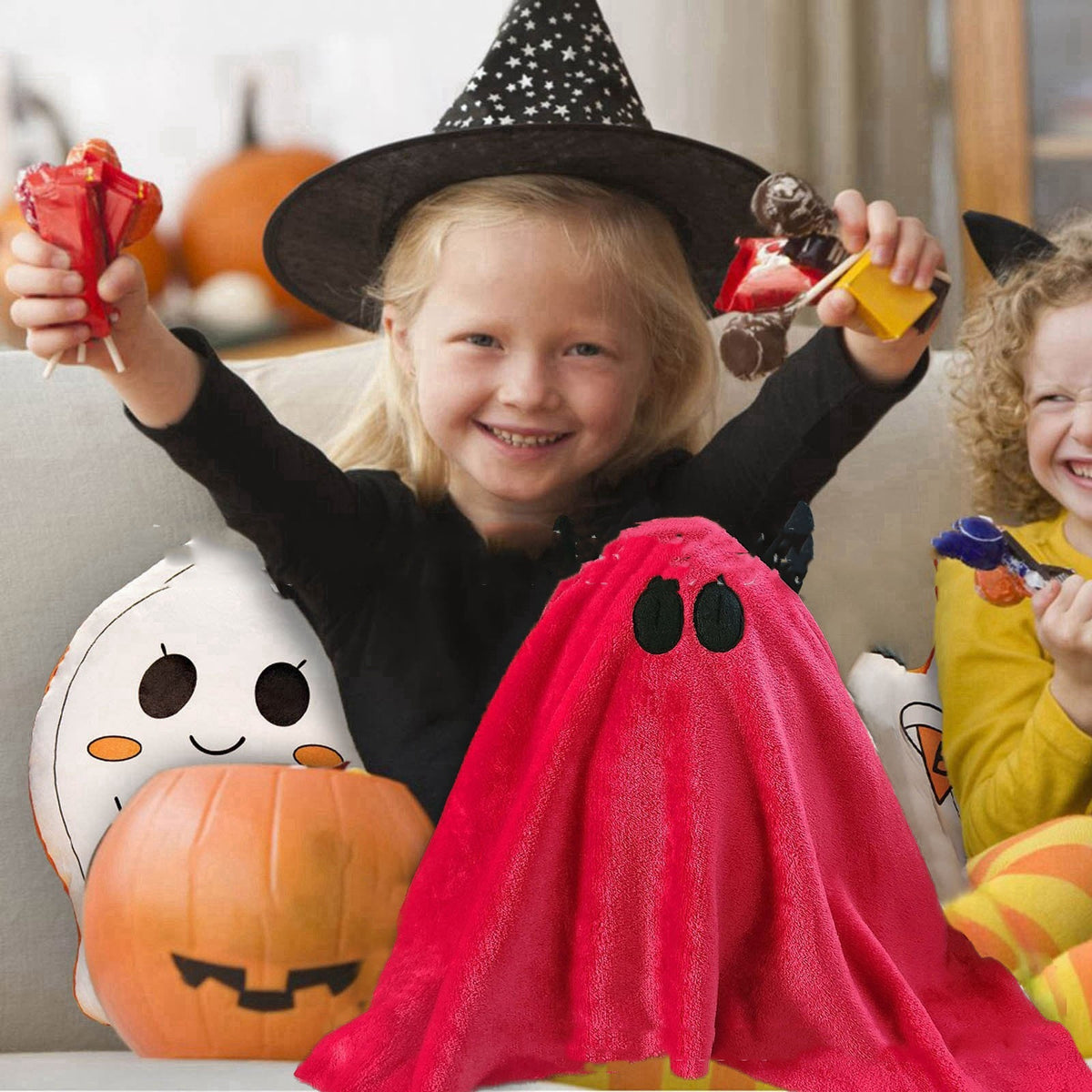 GUS THE GHOST WISH PUMPKIN GHOST Plush Toy | Magic Stories
