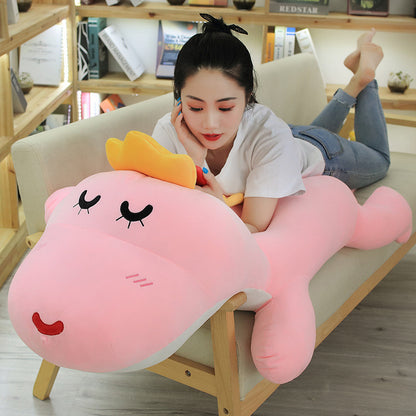 Dinosaur doll plush toy — back view
